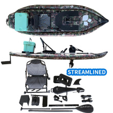 Fishing Kayak with Foot Pedal Inflatable Pvc  Reasonable Factory Price 335*112*10CM Adjustable Drifting